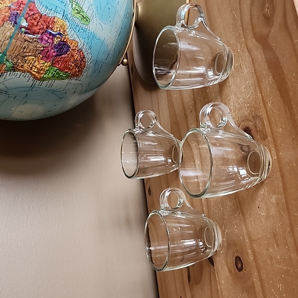 Vintage MCM Glass Espresso Cups